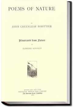 Poems of Nature | John Greenleaf Whittier